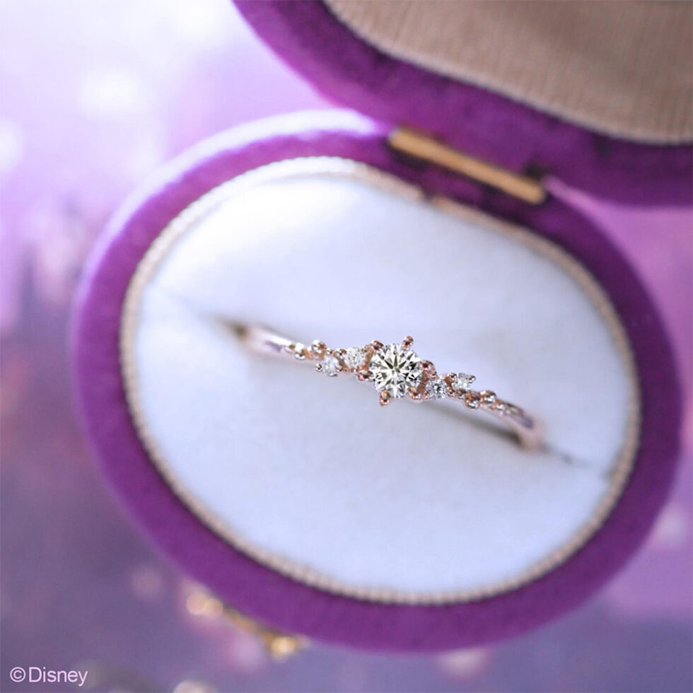 Disney Tangled ディズニー ラプンツェル Best Day Ever 史上最高の日 婚約指輪 ディズニー ラプンツェル Disney Tangled Rapunzel 結婚指輪 婚約指輪のjkplanet 公式サイト