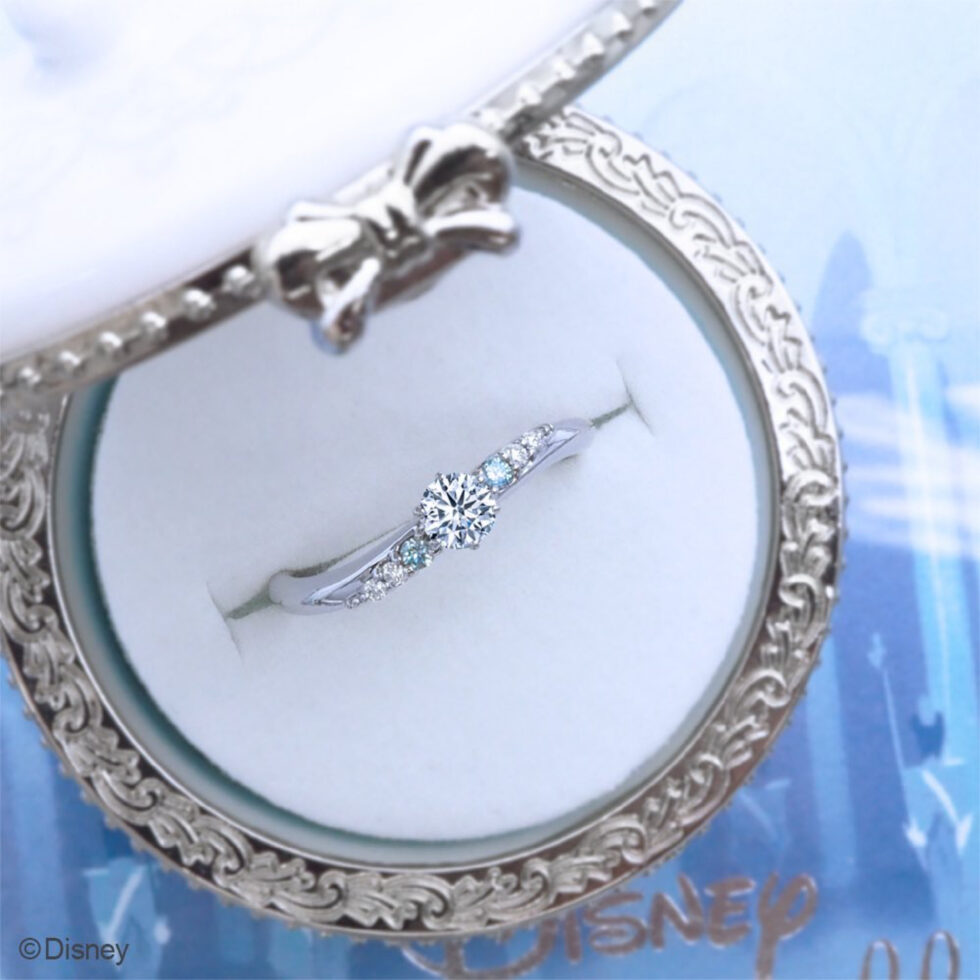 エンゲージリングケース入り・ディズニーシンデレラ クリスタル・オブ・マジック 婚約指輪(2021年期間数量限定モデル)