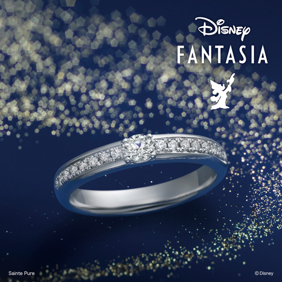 ディズニーファンタジア ブルームマーチ 結婚指輪　ブラッジリング