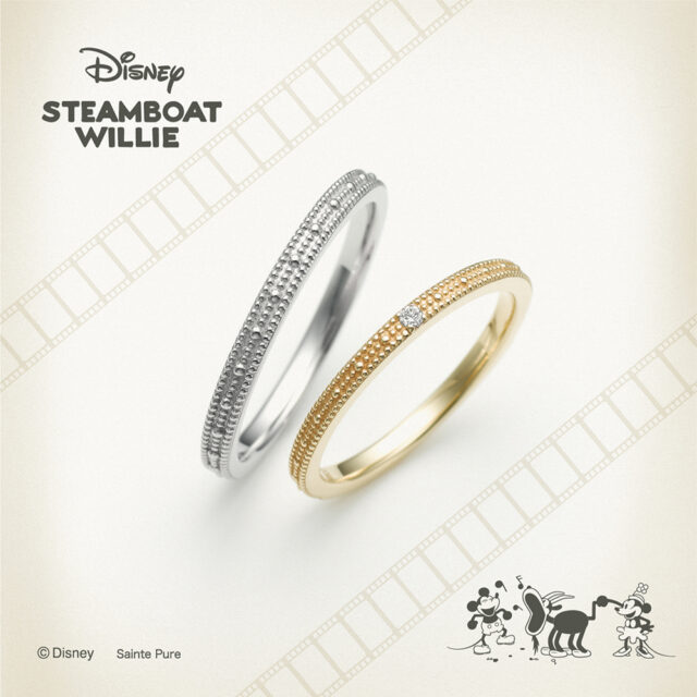 ディズニー スチームボートウィリー トゥー リズム 結婚指輪【Disney STEAMBOAT WILLIE】