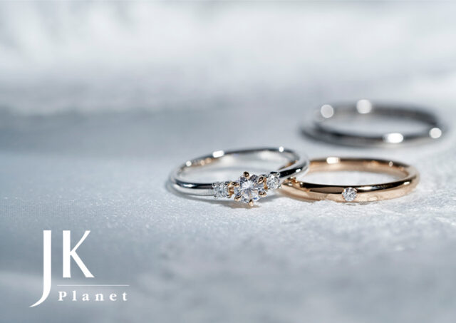 光をテーマにしたJKplanet初のオリジナルブランドJKPlanet Limited Editionの結婚指輪(マリッジリング)・婚約指輪(エンゲージリング)。