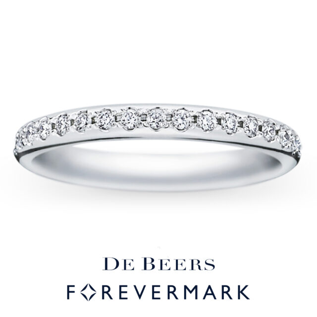 DE BEERS デビアス フォーエバーマーク プラチナ ダイヤモンド リング