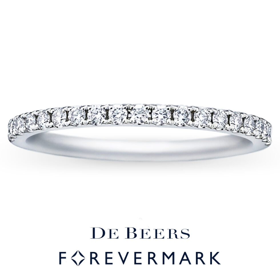 DE BEERS デビアス フォーエバーマーク プラチナ ダイヤモンド リング