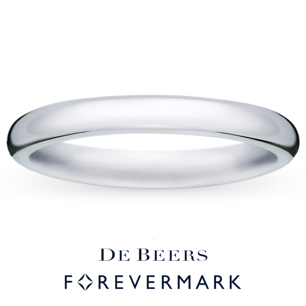 結婚指輪メンズ　デビアス フォーエバーマーク　AMR013PT
