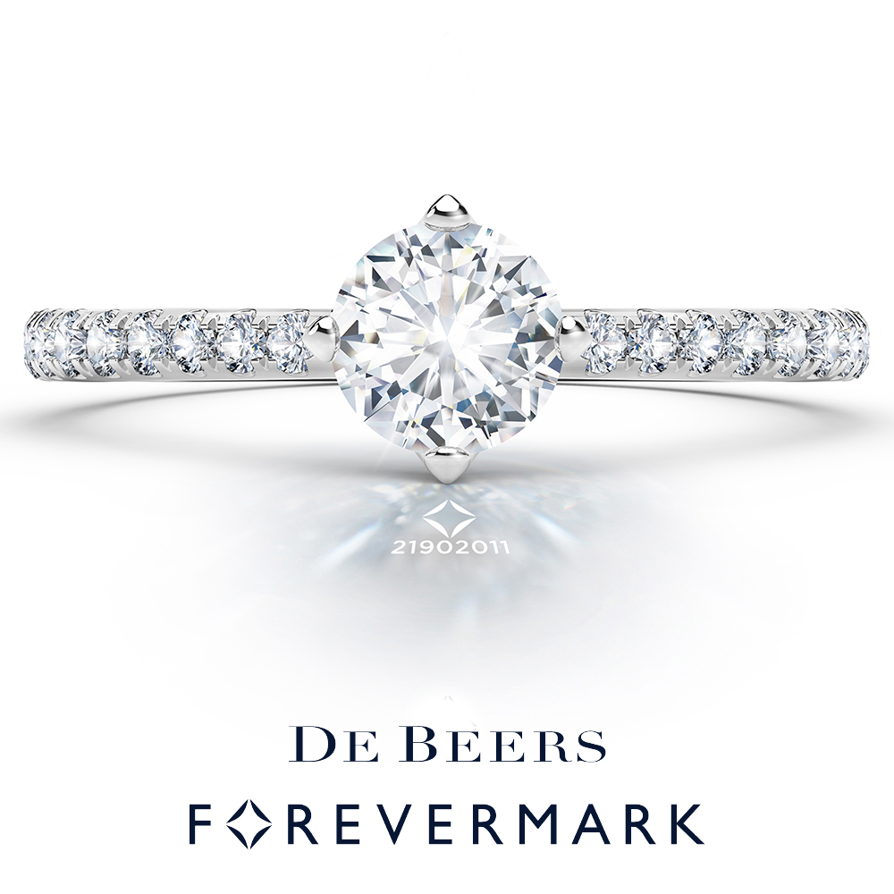 デビアス フォーエバーマーク セッティング®︎ パヴェ 婚約指輪(FBR052) デビアス フォーエバーマーク(DE BEERS  FOREVERMARK)銀座 結婚指輪・婚約指輪のJKPLANET【公式サイト】