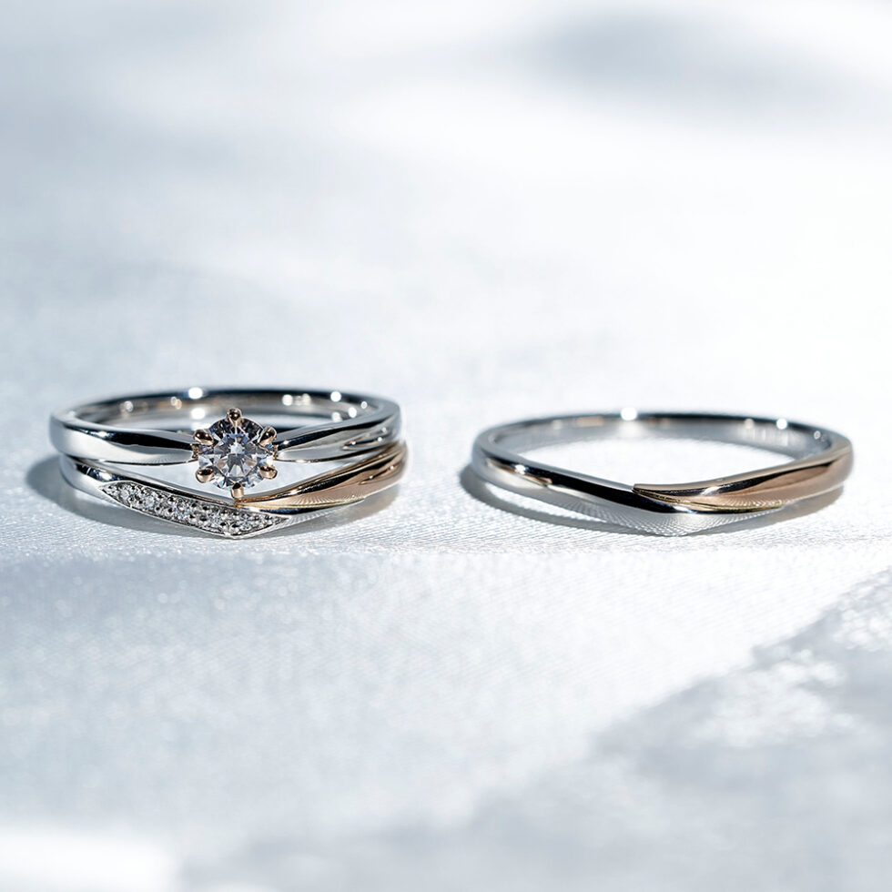 婚約指輪&結婚指輪(セットリング) JKPLANETリミテッドエディション JKPL-3E JKPL-3L/3M　コンビ