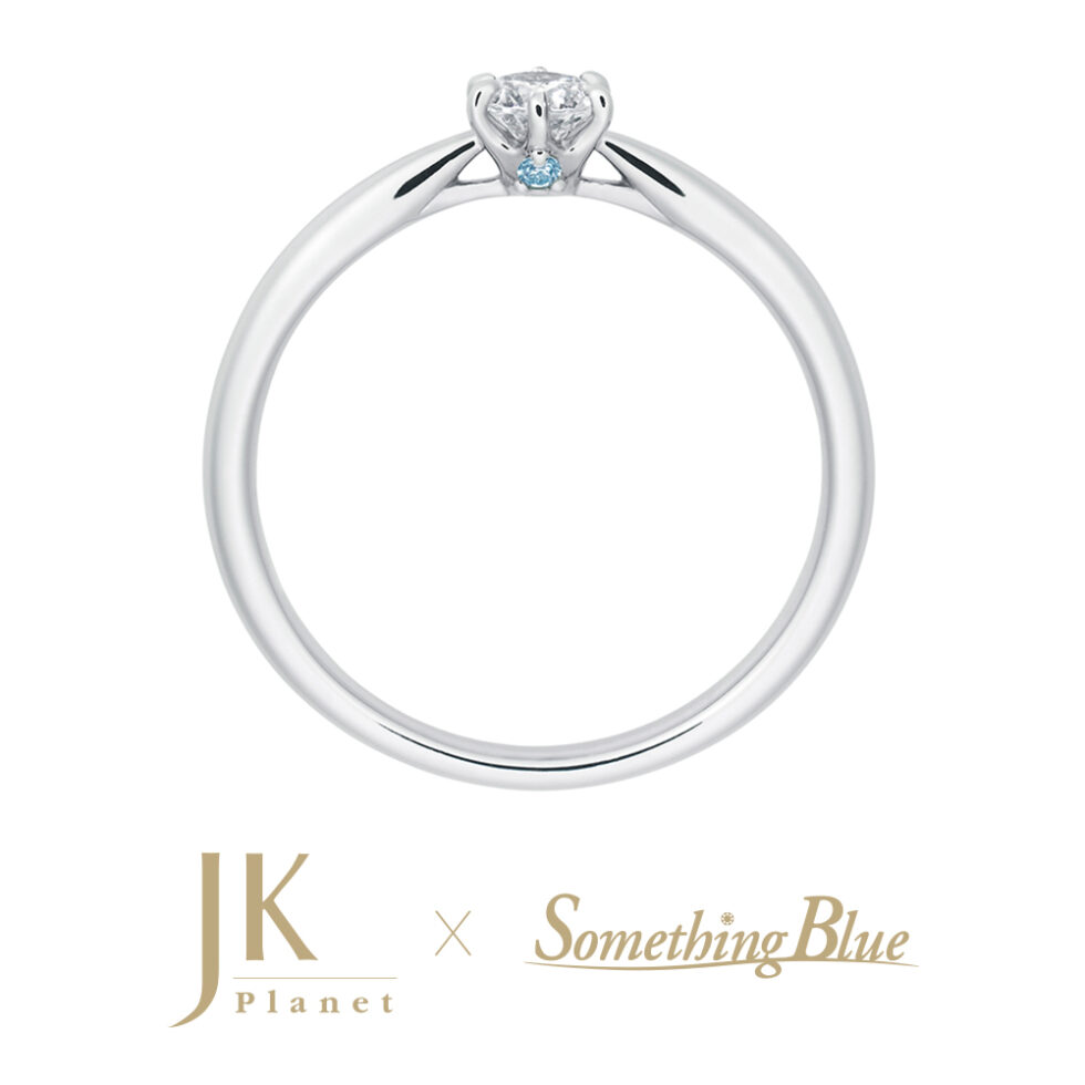 JKPLANET × Something Blue – Iris / イリス 婚約指輪 JSE9004(ブルーダイヤモンド)