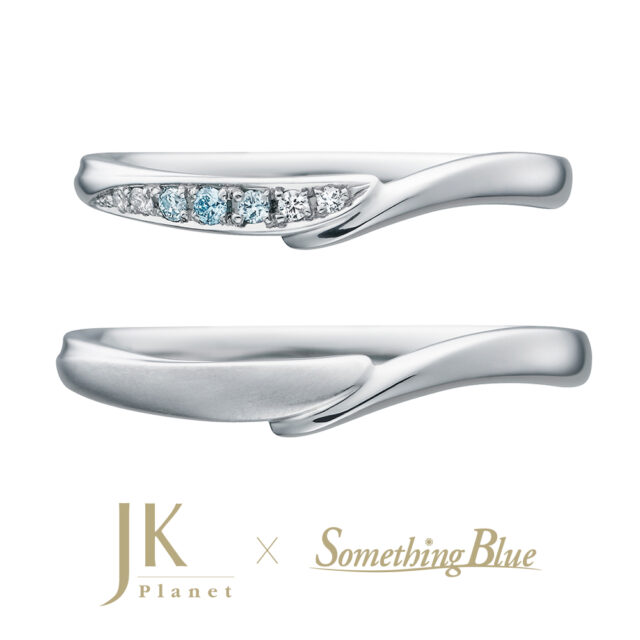 JKPLANET × Something Blue – Iris / イリス 結婚指輪 JSL9005,JSM9006(ブルーダイヤモンド)