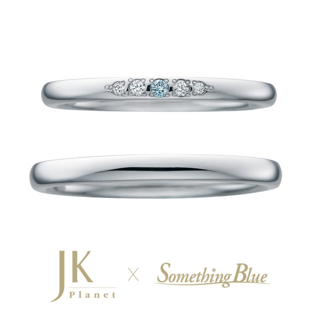 JKPLANET × Something Blue – Gleam / グリーム 結婚指輪 JSL9002,JSM9003(ブルーダイヤモンド)