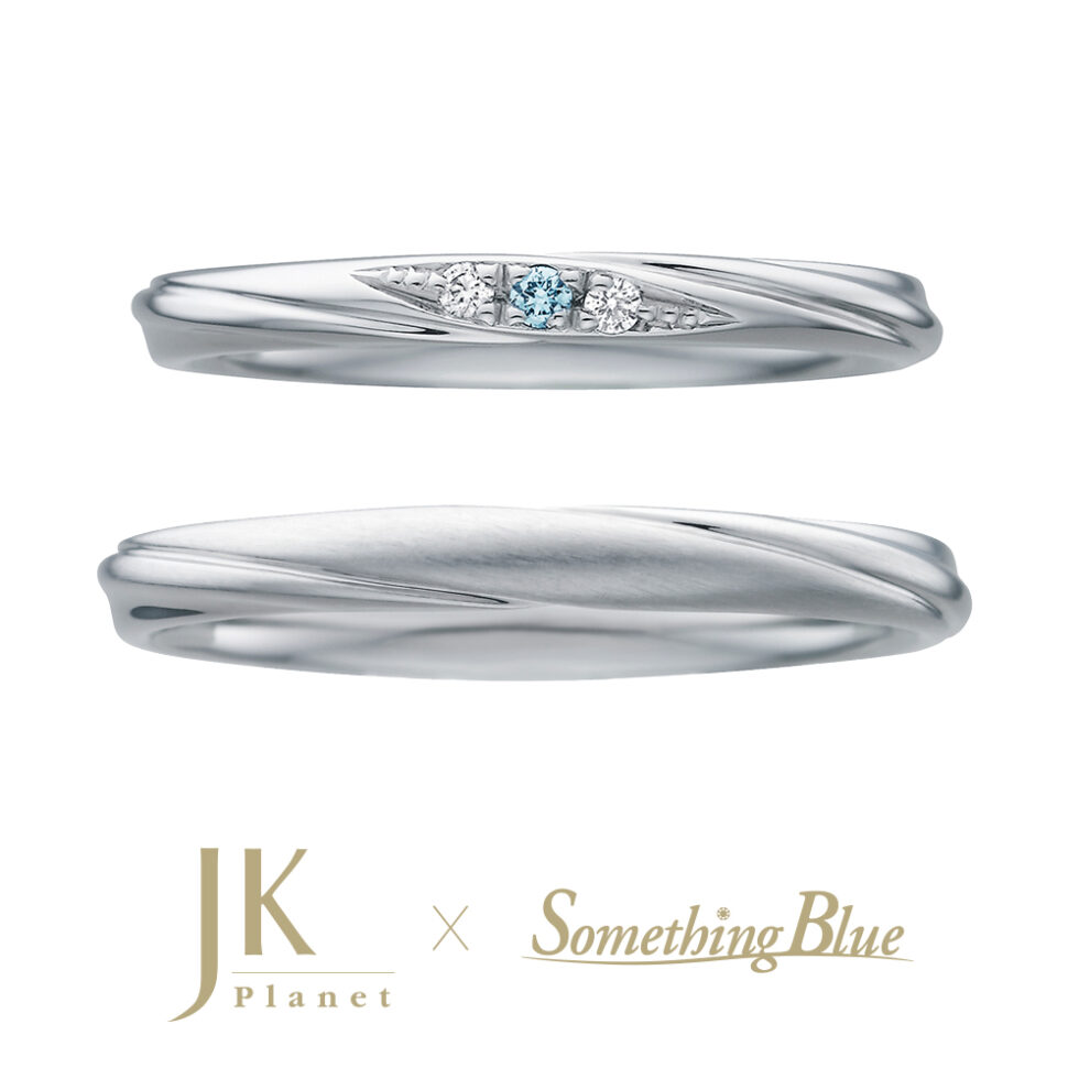 JKPLANET × Something Blue – luminous / ルミナス 結婚指輪 JSL9008,JSM9009(ブルーダイヤモンド)