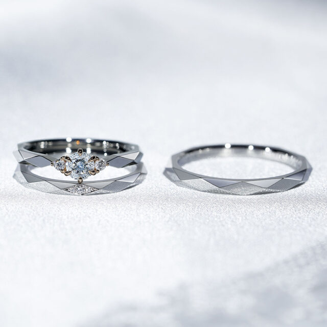 婚約指輪&結婚指輪(セットリング) JKPLANETリミテッドエディション JKPL-7E　JKPL-7L/7M　コンビネーション