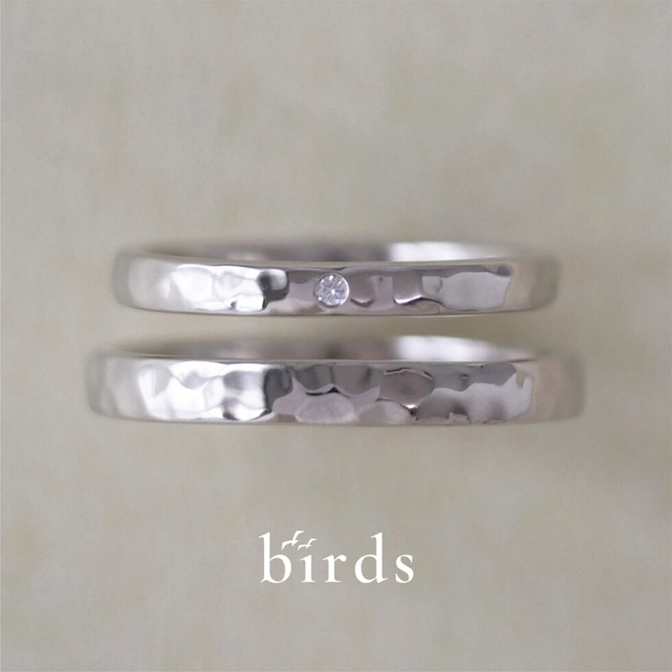 birds – particle / パーティクル 結婚指輪
