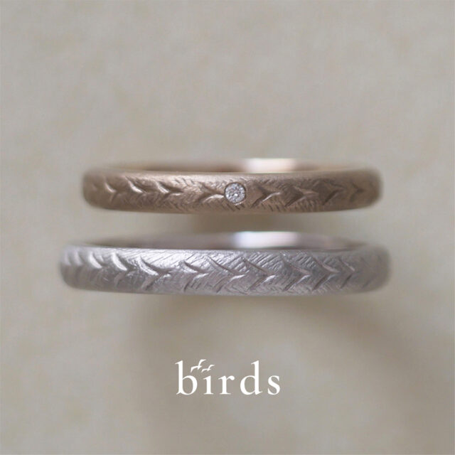 結婚指輪 - birds - harvest / ハーベスト