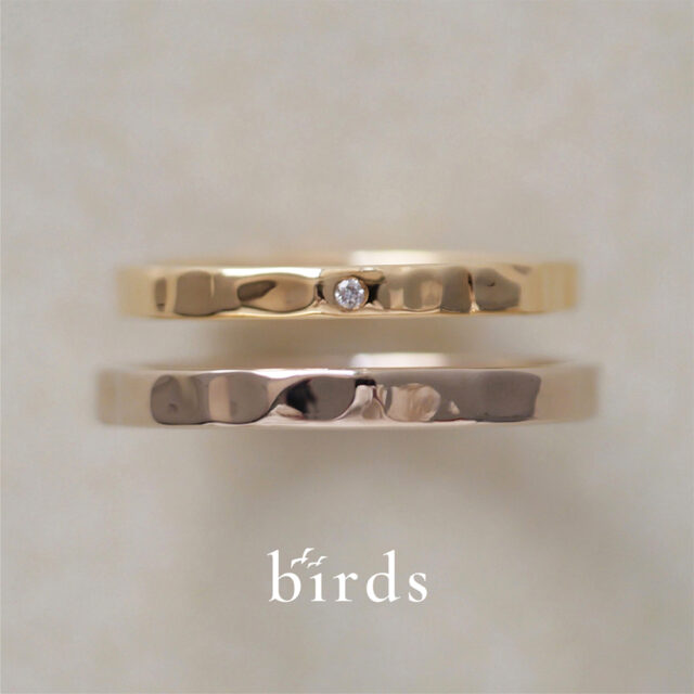 【NEW】birds – message / メッセージ 結婚指輪