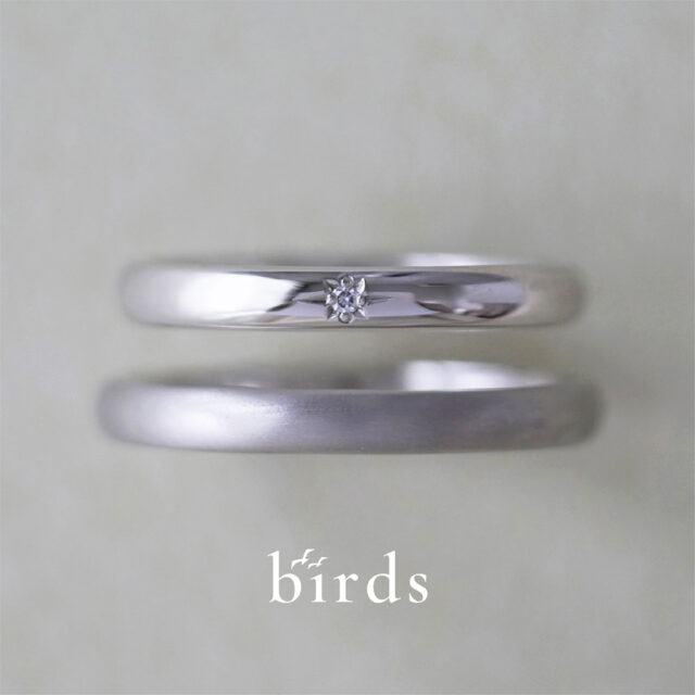 【NEW】birds – particle / パーティクル 結婚指輪