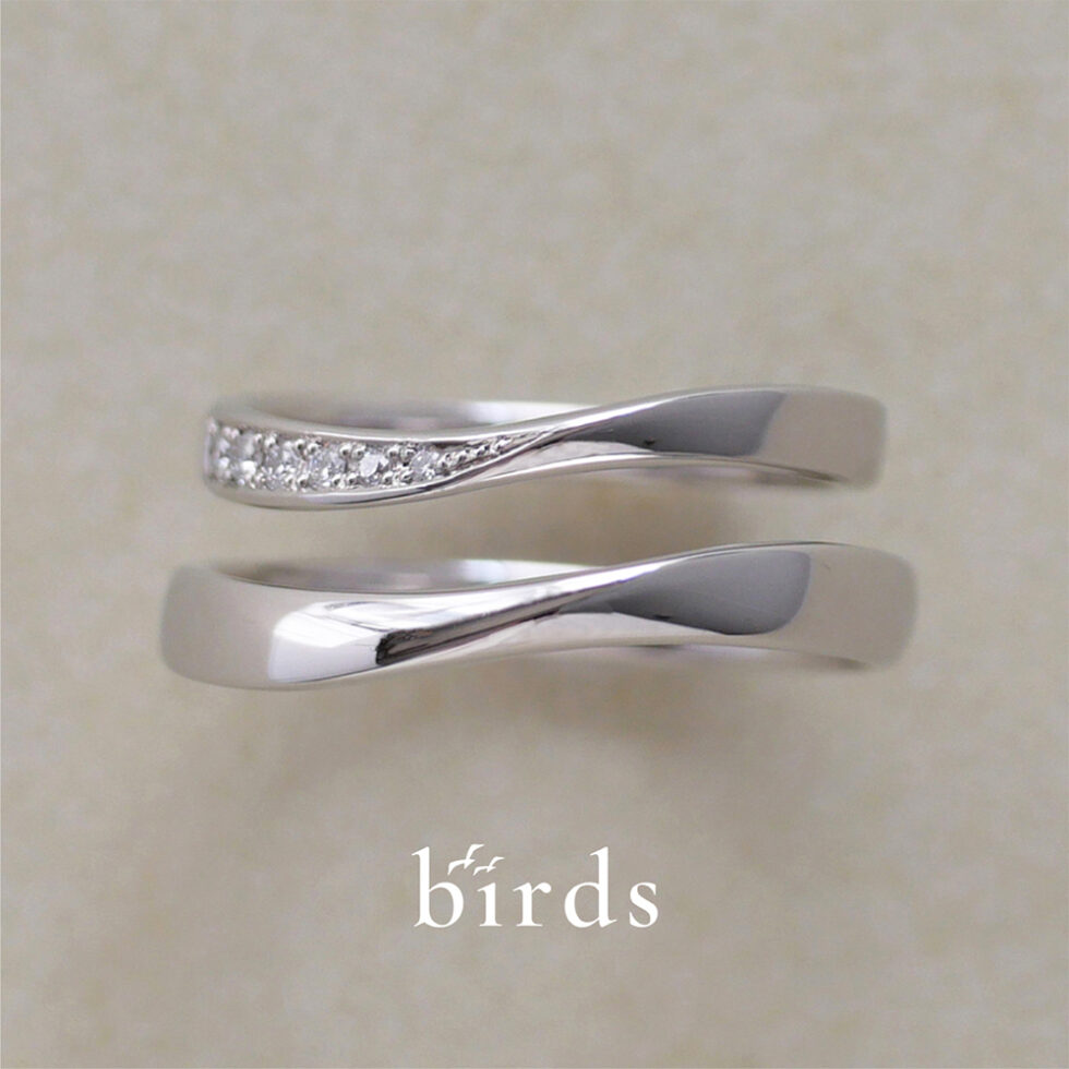 【NEW】birds – message / メッセージ 結婚指輪