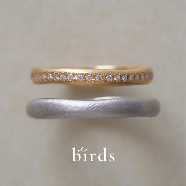 結婚指輪 - birds - float / フロート