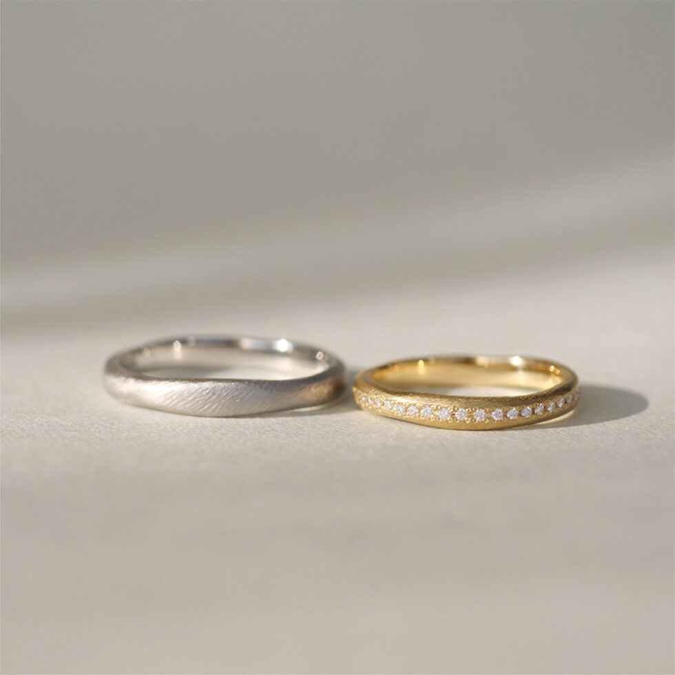 結婚指輪と婚約指輪 - birds - フロート