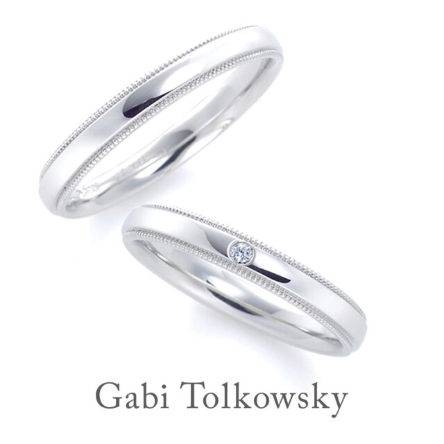 値下げダイヤモンド✨GabiS.Tolkowsky ガビ トルコフスキープラチナ領収証の発行はいたしません