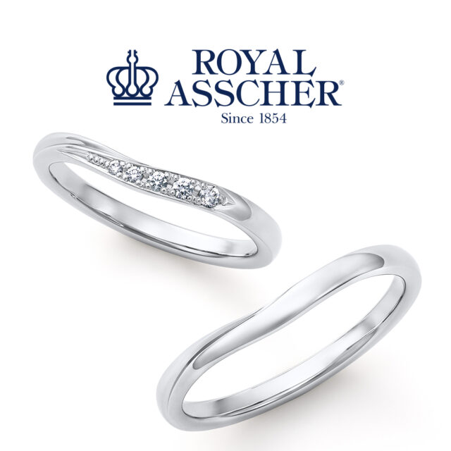 ロイヤルアッシャー「ピュールプラチナ」(Pt999)結婚指輪 WRA903/WRB913