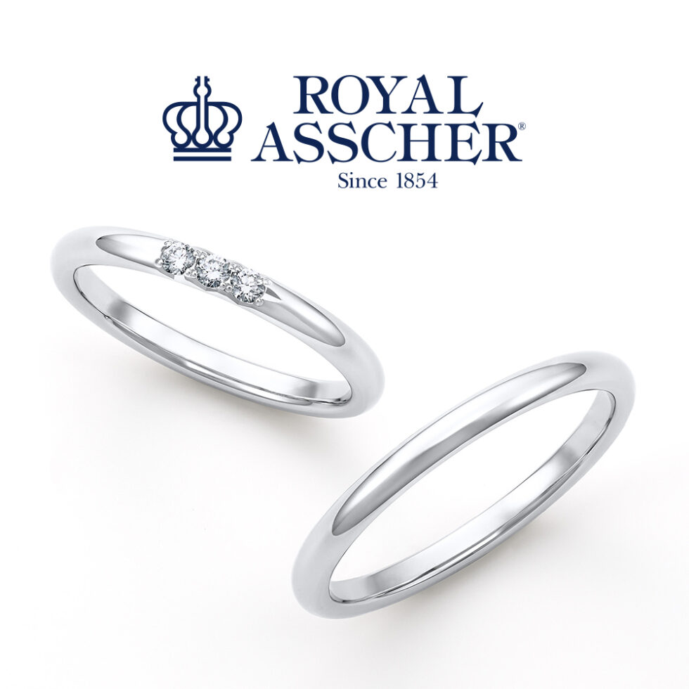 ロイヤルアッシャー「ピュールプラチナ」(Pt999)結婚指輪 WRA904/WRB914【鍛造製法】