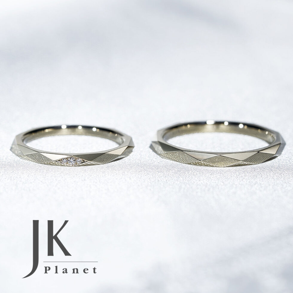 JKPLANETリミテッドエディション JKPL-7L 7M 結婚指輪(シャンパンゴールド)