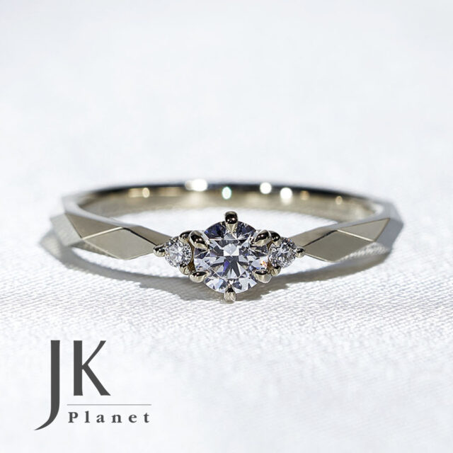 JKPLANETリミテッドエディション JKPL-7E 婚約指輪(シャンパンゴールド)