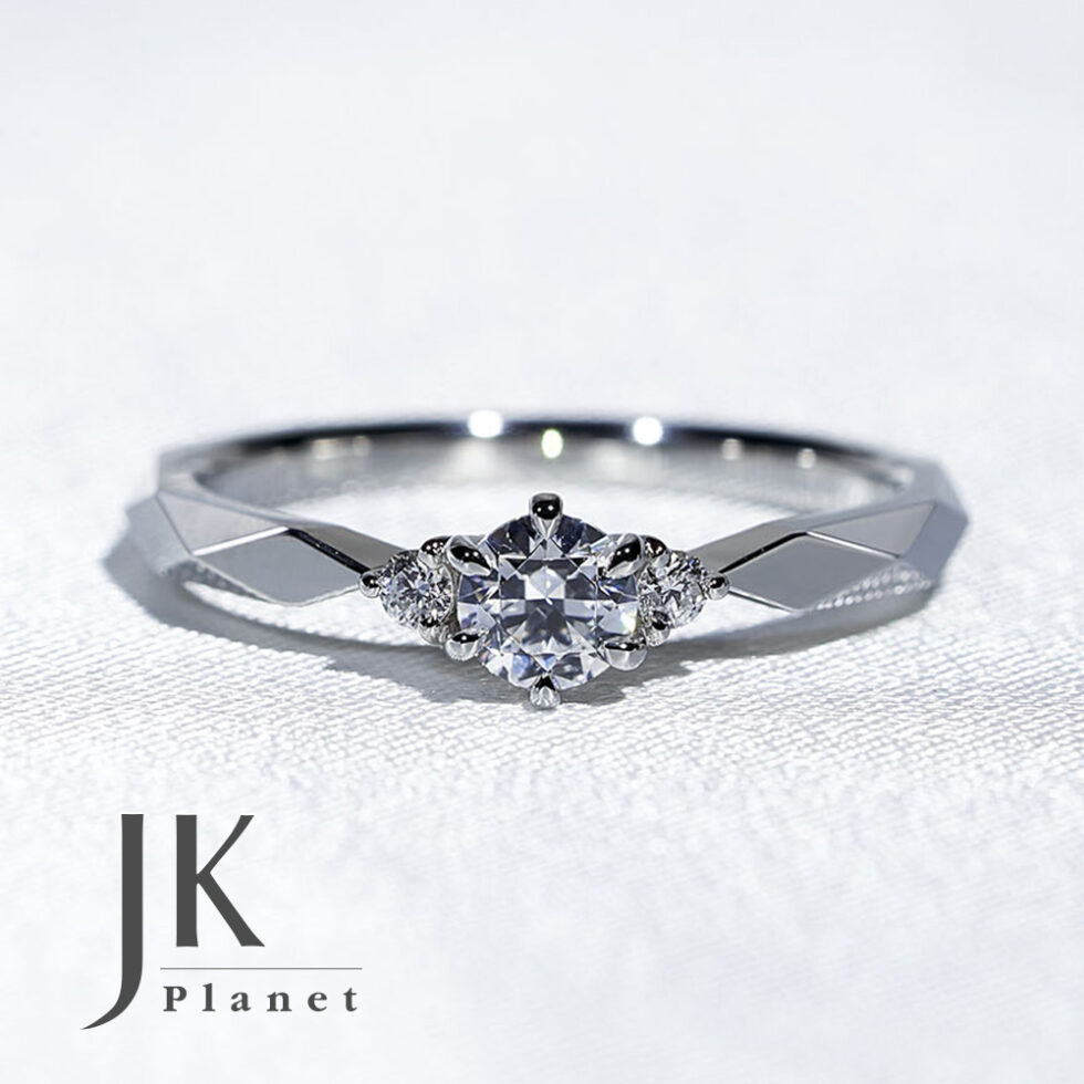 【NEW】 JKPLANETリミテッドエディション JKPL-7E 婚約指輪(プラチナ)