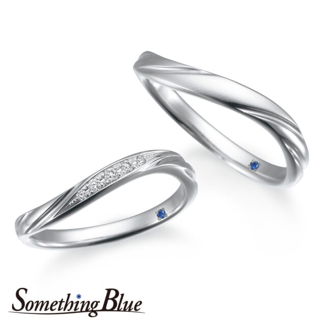 Something Blue – Milky Way / ミルキーウェイ(天の川)結婚指輪 SB777,SB778【鍛造製法】