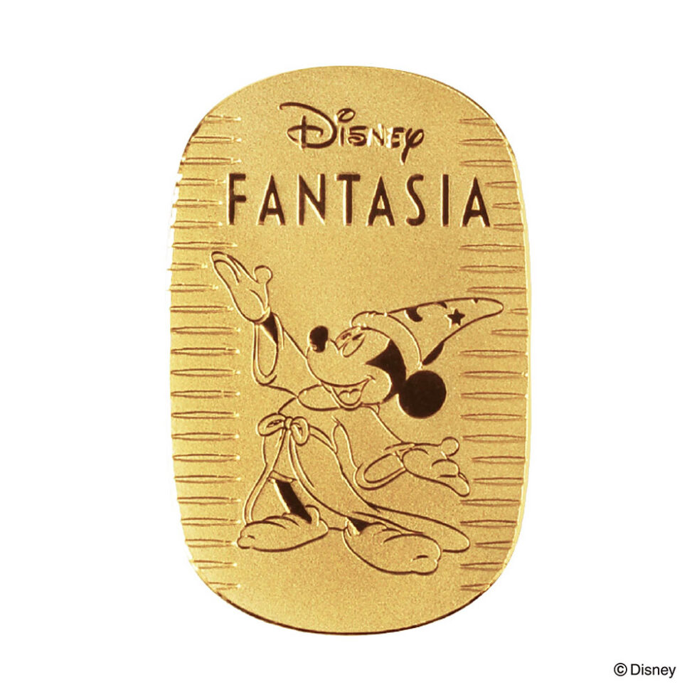 [ディズニー] 小判 ミッキー ファンタジア 純金 20g お守り Disney ギフト プレゼント 24金 K24