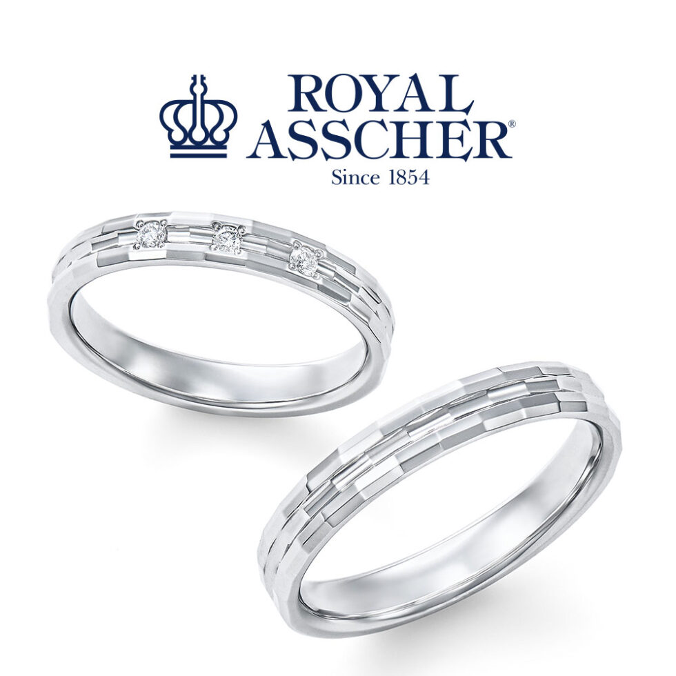 【NEW】ロイヤルアッシャー「ピュールプラチナ」(Pt999)結婚指輪 WRA905/WRB916【鍛造製法】