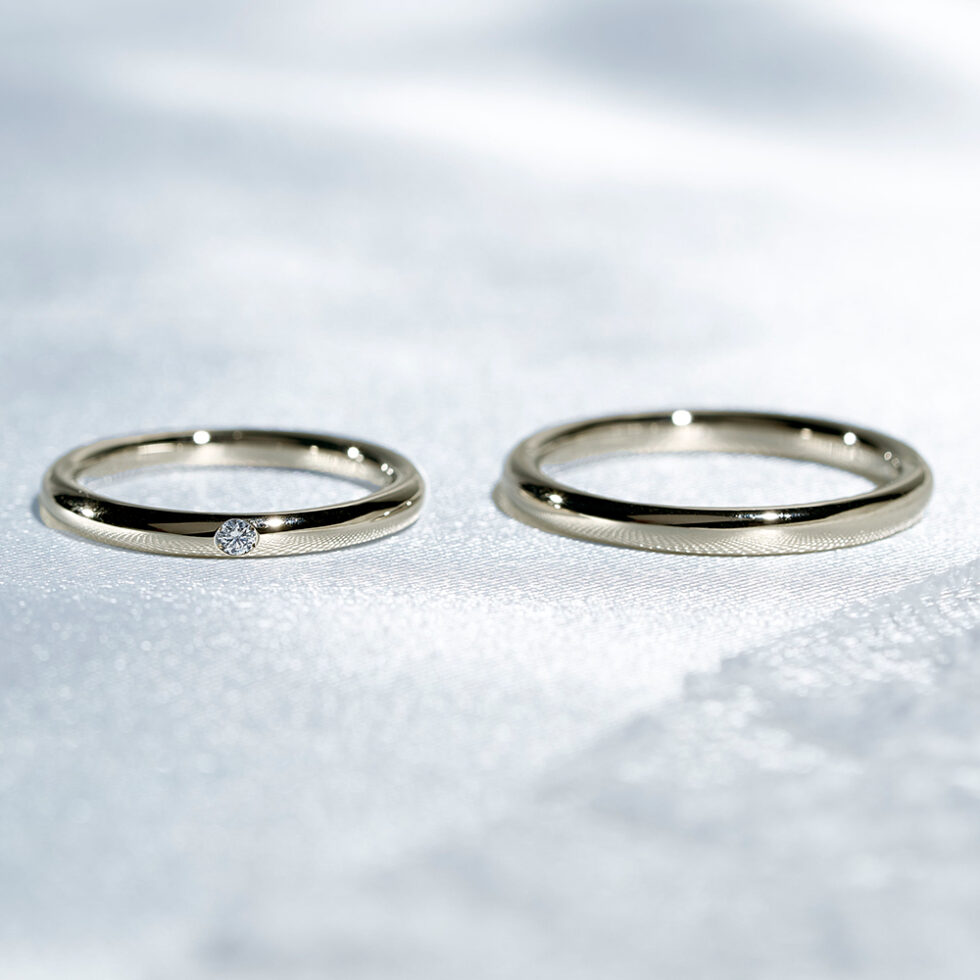 結婚指輪　JKPLANETリミテッドエディション JKPL-2L:2M　シャンパンゴールド