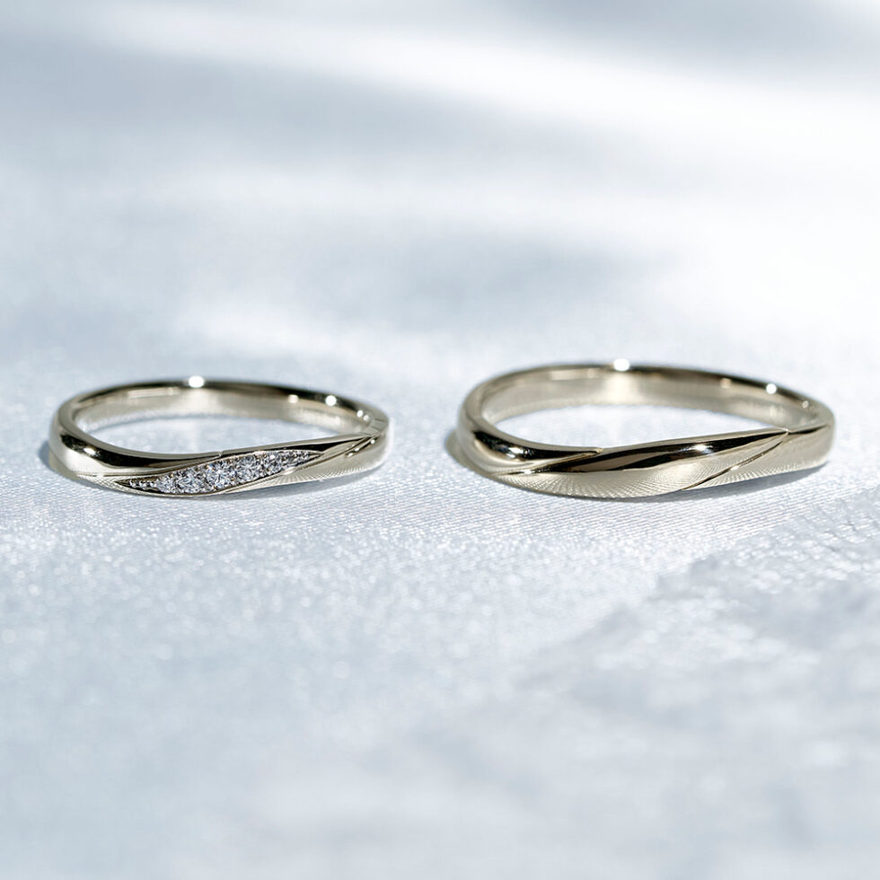 結婚指輪　JKPLANETリミテッドエディション JKPL-1L:1M　シャンパンゴールド