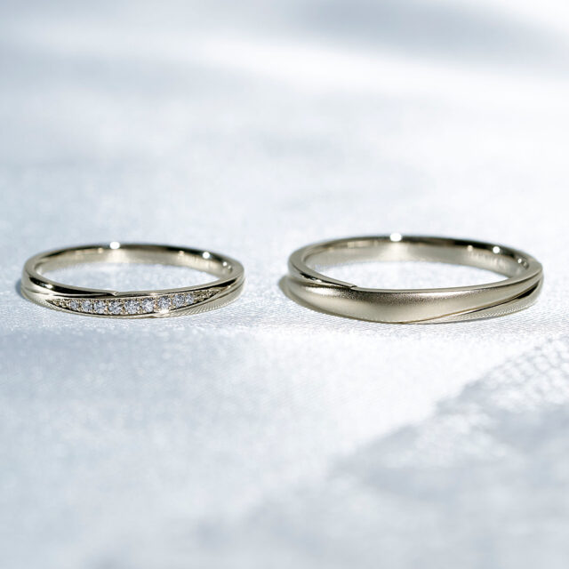 K18シャンパンゴールドの結婚指輪　JKPLANETリミテッドエディション JKPL-5L:5M (シャンパンゴールド)