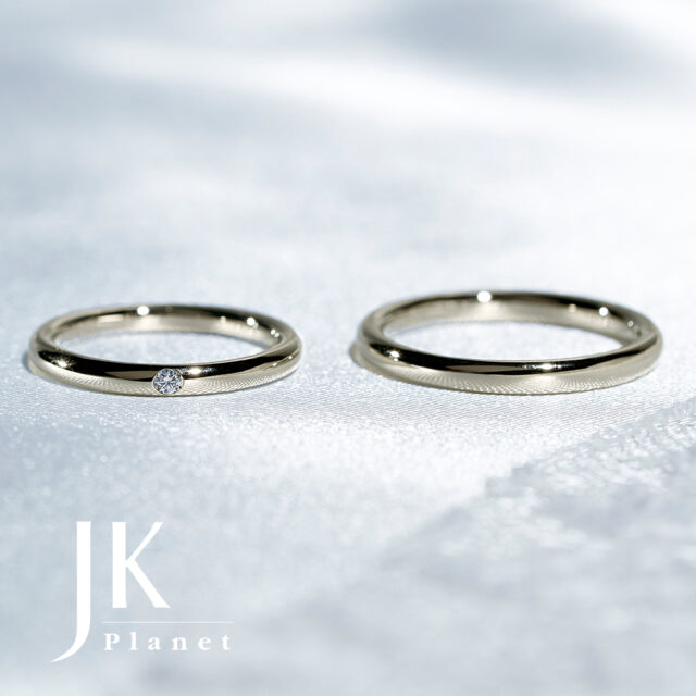 JKPLANETリミテッドエディション JKPL-2L 2M 結婚指輪(シャンパンゴールド)