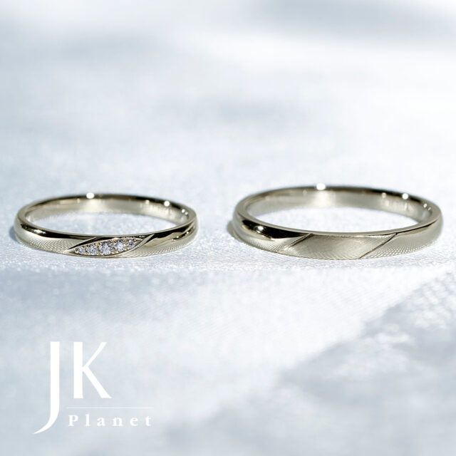 JKPLANETリミテッドエディション JKPL-4L 4M 結婚指輪(シャンパンゴールド)