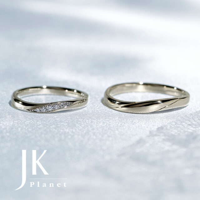 JKPLANETリミテッドエディション JKPL-1L 1M 結婚指輪(シャンパンゴールド)