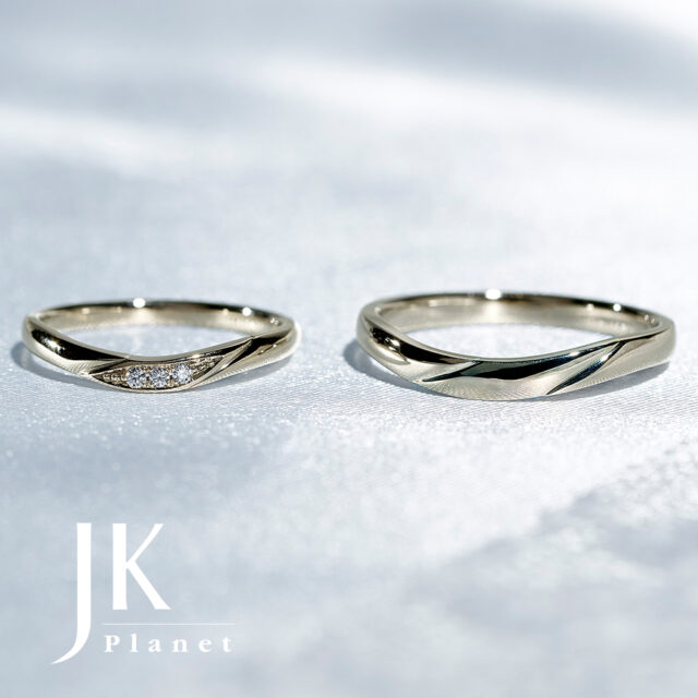 JKPLANETリミテッドエディション JKPL-6L 6M 結婚指輪(シャンパンゴールド)