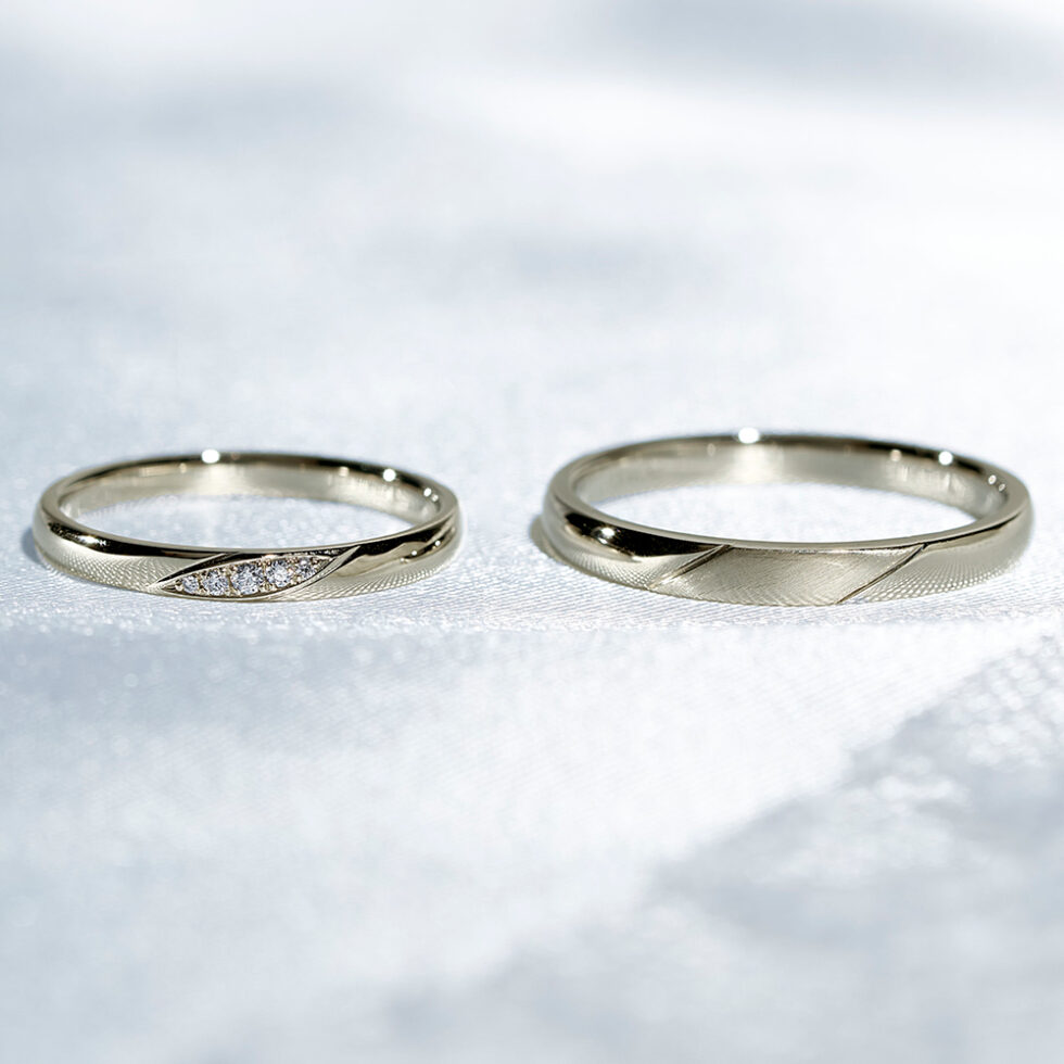 結婚指輪　JKPLANETリミテッドエディション JKPL-4L:4M　シャンパンゴールド