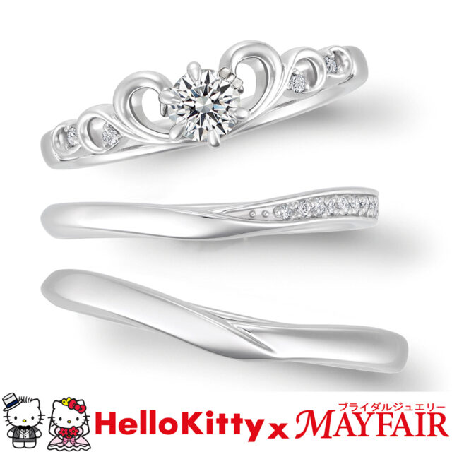【新作発表】ハローキティの結婚指輪・婚約指輪セットリング『Tower of London(ロンドン塔)』がJKPLANETで先行販売スタート！