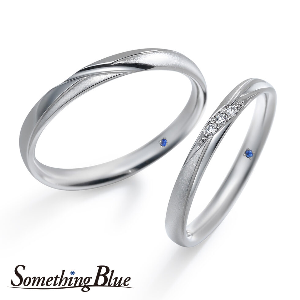 【NEW】Something Blue – Blue Promise / ブループロミス -約束- 結婚指輪 SB996,SB997【鍛造製法】