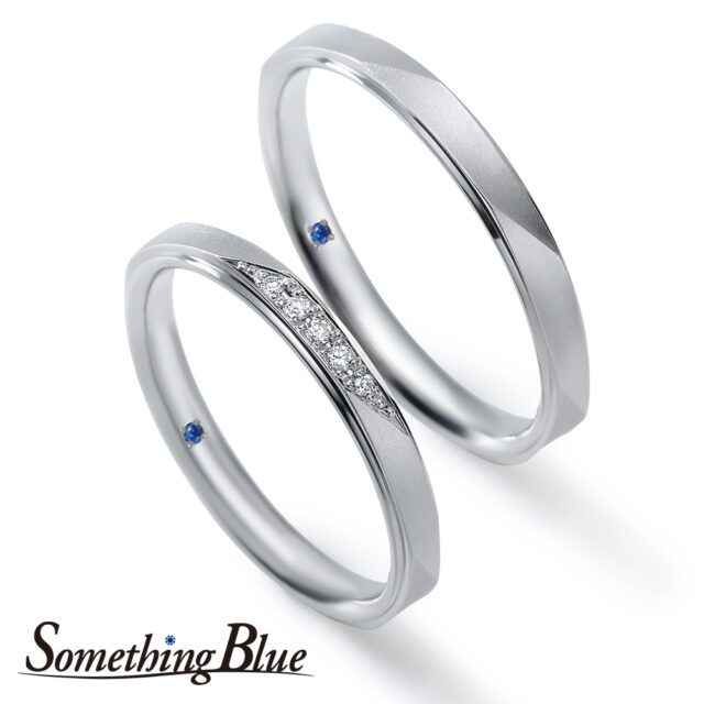 【NEW】Something Blue – Morning Veil / モーニングベール -陽の光- 結婚指輪 SB994,SB995【鍛造製法】