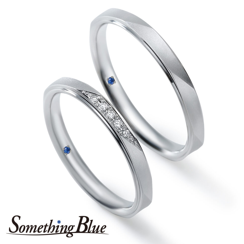 【NEW】Something Blue – Morning Veil / モーニングベール -陽の光- 結婚指輪 SB994,SB995【鍛造製法】