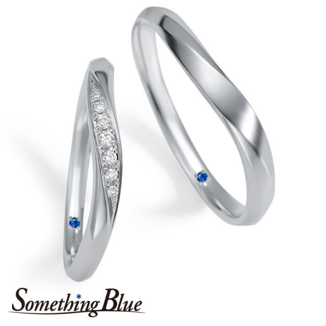 【NEW】Something Blue – Bright Line  / ブライトライン – 輝く人生 – 結婚指輪 SB990,SB991