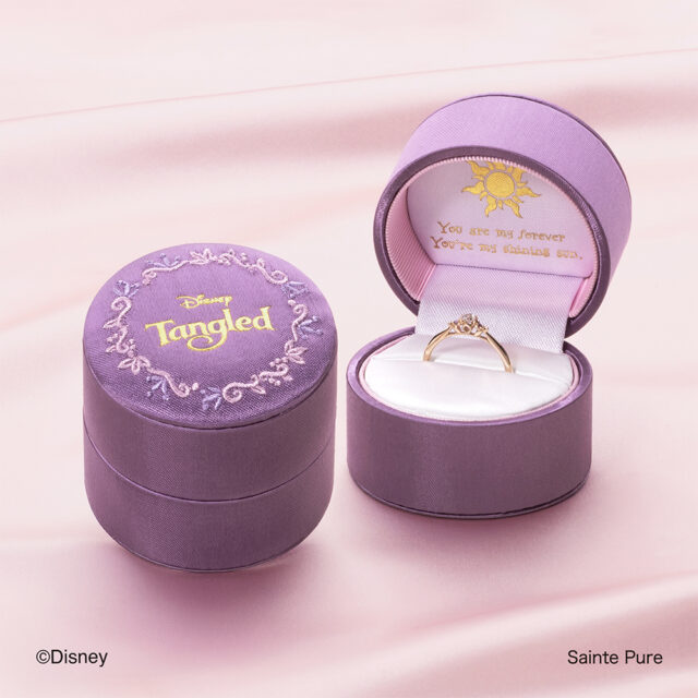 【NEW】Disney Tangled ディズニー｢ラプンツェル｣ 【Sunlit Blossom〜光に導かれて〜】の婚約指輪(エンゲージリング)(2026～2027年期間数量限定モデル) 