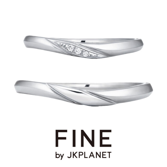 【新作】FINE by JKPLANET(ファイン)結婚指輪 プラチナ FINE051WD 051G