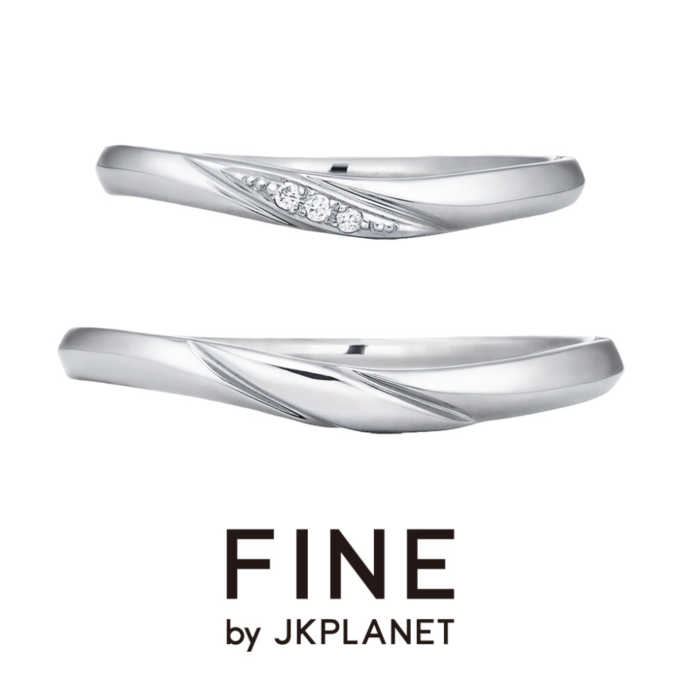 【新作】FINE by JKPLANET(ファイン)結婚指輪 プラチナ FINE051WD 051G