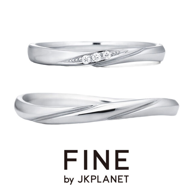 【新作】FINE by JKPLANET(ファイン)結婚指輪 プラチナ FINE052WD 052G