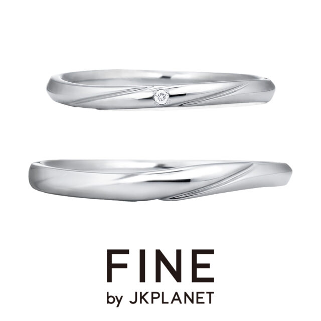 【新作】FINE by JKPLANET(ファイン)結婚指輪 プラチナ FINE056WD 056G
