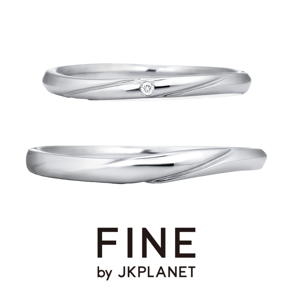 【新作】FINE by JKPLANET(ファイン)結婚指輪 プラチナ FINE056WD 056G